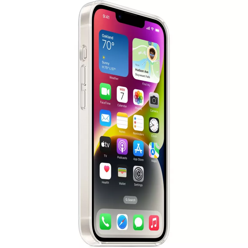 Hoesje Apple iPhone 14 Clear Case met MagSafe