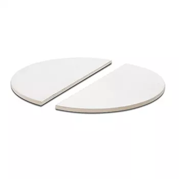 TunaBone | halvemaan-pizzasteen, 190 mm voor Kamado 23/24 inch