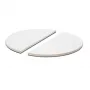 TunaBone | halvemaan-pizzasteen, 190 mm voor Kamado 23/24 inch