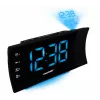 Blaupunkt CRP81USB wekkerradio met projectie en USB-oplaadpoort, zwart