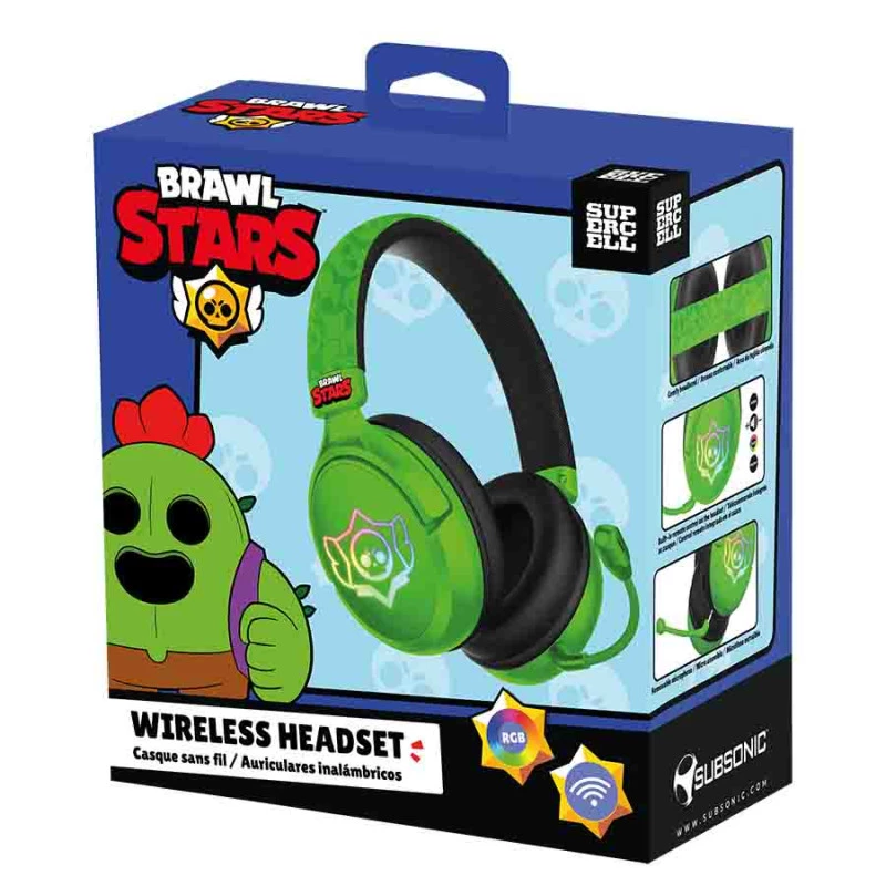 Subsonic draadloze gaming-headset Brawl Stars Skull