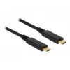 USB-kabel DeLOCK 85531 USB 3.2 Gen 2 1 m USB-C zwart