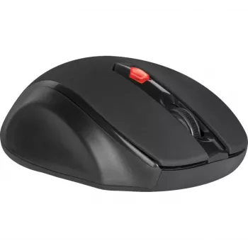 Draadloze RF optische rechtshandige muis DEFENDER ULTRA MM-315 — 1600 DPI, 6 knoppen, USB-ontvanger, zwart