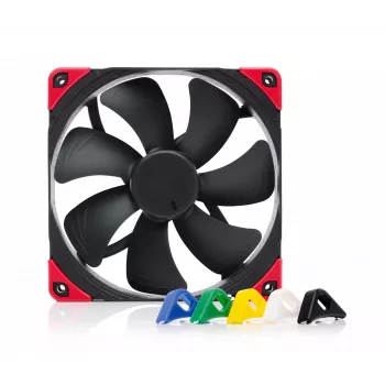 140 mm Noctua NF-A14 PWM chromax.zwart.swap behuizingsventilator, 12V, 300–1500 RPM, PWM, 140,2 m³/h, 24,6 dB