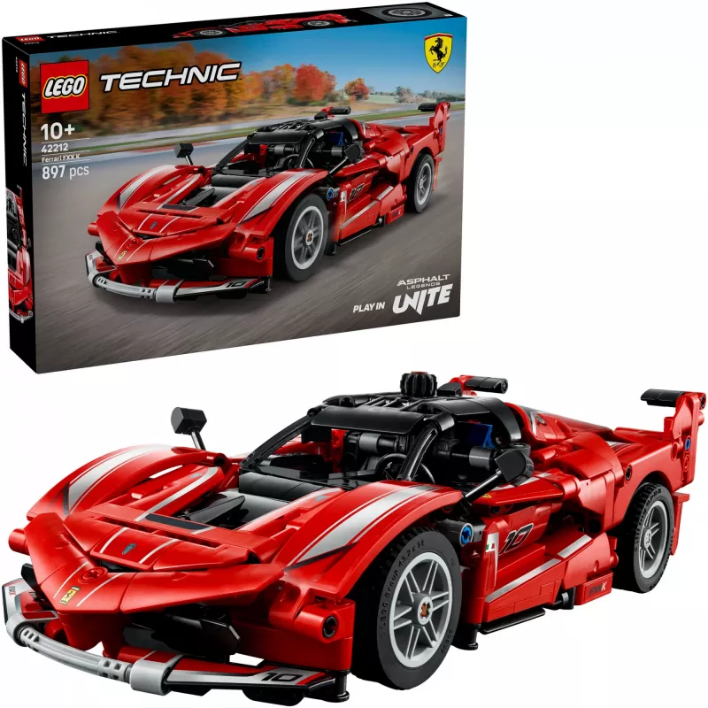 LEGO Technic Ferrari FXX K model schaal 1:10, 897 onderdelen, vanaf 10 jaar