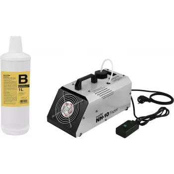 Nevelmachine EUROLITE NH-10 met 1L nevelvloeistof, draagbare nevelgenerator voor evenementen en podium