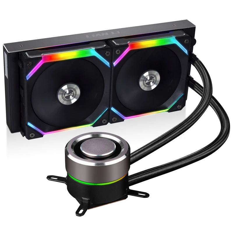 Lian Li Galahad AIO processor all-in-one vloeistofkoeler 12 cm zwart