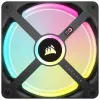Corsair CO-9051001-WW iCUE LINK QX120 RGB behuizingsventilator, 120 mm, PWM, met temperatuursensor, zwart