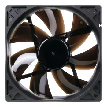 Behuizingsventilator NoiseBlocker BlackSilentPro PL1 120 mm, 900 tpm, 11 dB, 68 m³/h, 4,5 V, zwart