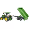 Tractormodel BRUDER John Deere 5115 M met kiepwagen