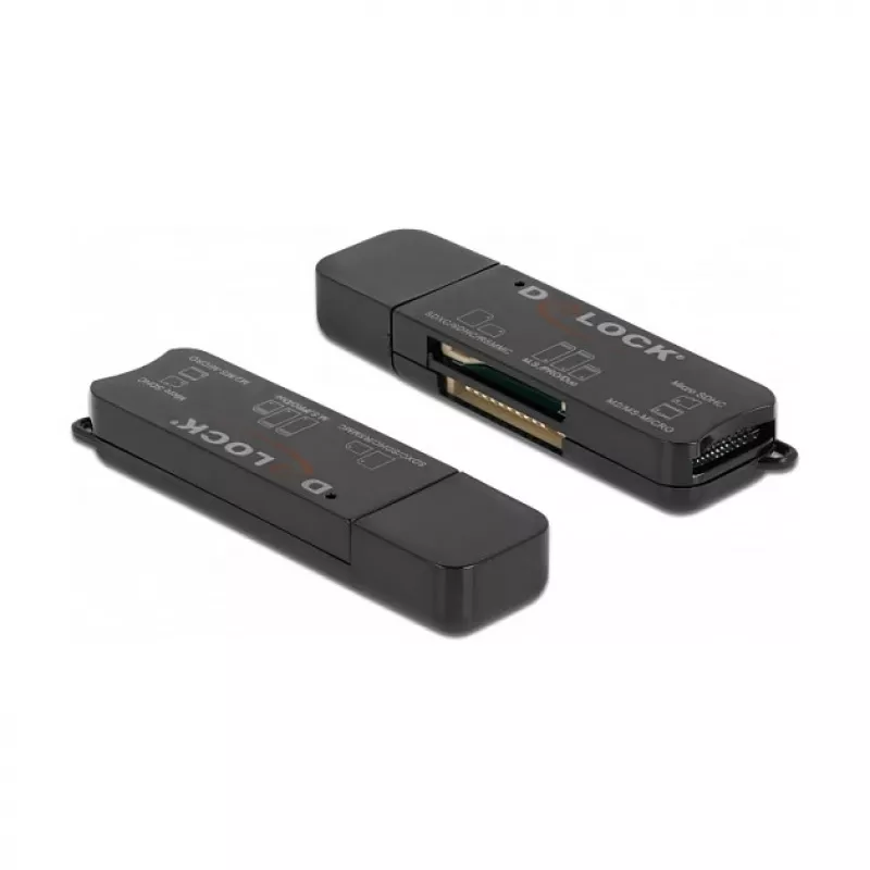 Kaartlezer DeLOCK SuperSpeed USB voor SD Micro SD MS