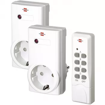 Brennenstuhl 1507150 – draadloos – 433,92 MHz – binnen – wit – IP20 – 150 mm (1507150)