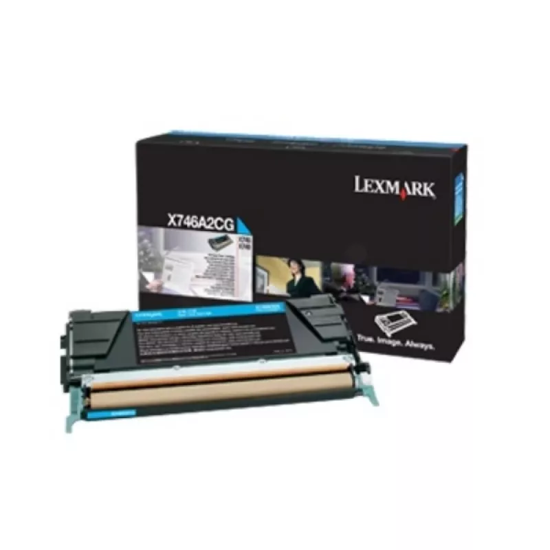 Lexmark X746A3CG - toner cyaan - voor X746de, X748de, X748dte