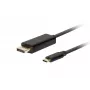 LANBERG CA-CMDP-10CU-0030-BK videokabel-adapter, 3 m, USB Type-C naar DisplayPort, 4K@60Hz/144Hz ondersteuning