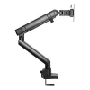 Monitorarm SILVERSTONE SST-ARM13 — enkele in hoogte verstelbare VESA-compatibele houder, zilver