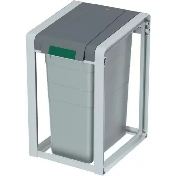 Afvalbak Hailo ProfiLine Öko XL 0935-202 38 l, grijs