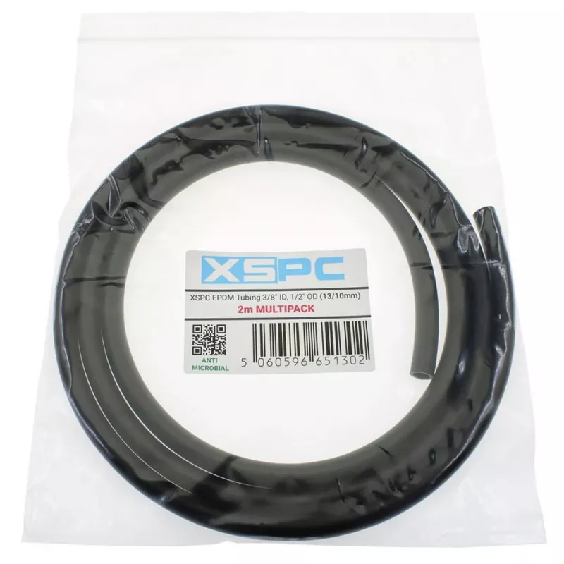 Zachte EPDM-slang XSPC 13/10 mm (ID 10 mm / AD 13 mm), 2 m, zwart