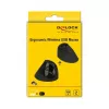 Muis DeLOCK 12599 RF draadloos rechtshandig 1600 DPI