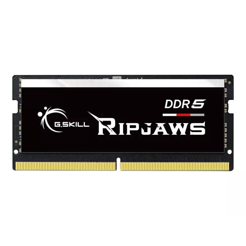 SO-DIMM 16 GB DDR5-5600, geheugen zwart, F5-5600S4645A16GX1-RS, Ripjaws, INTEL XMP