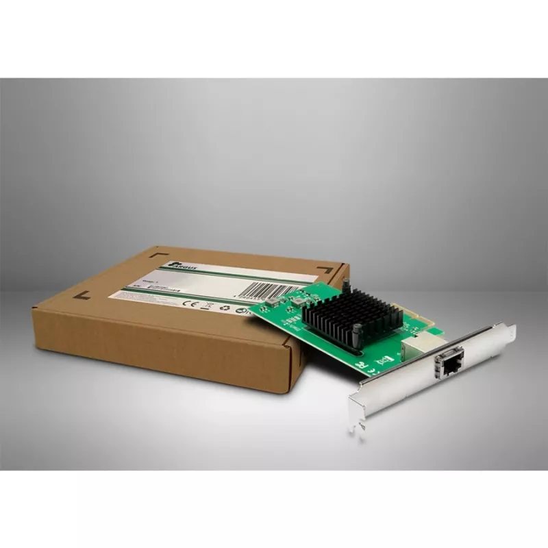 Interfacekaart Inter-Tech ST-7267 PCIe RJ-45 10 Gbit/s Groen Zilver