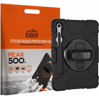 Eiger Peak 500m hoes Samsung Tab S10 FE zwart (EGPE00187)