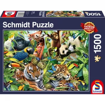 Puzzel Schmidt Spiele 57385 – 1500 stukjes, dieren, breedte 846 mm