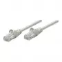 Intellinet netwerk-patchkabel, Cat6, 2 m, grijs, CCA, U/UTP, PVC, RJ45, vergulde contacten, rastongbescherming, knikbeschermingshuls, levenslange garantie