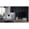 Cama TV-standaard VIVA 180 wit/wit glanzend + zwart