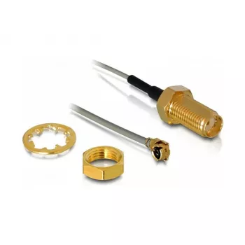 Kabelconnector DeLOCK 88418 I-PEX M SMA F zwart