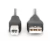 Assmann USB-verbindingskabel. Type-A - B M/M. 1,8 m. USB 2.0 geschikt. UL. bl (AK-300102-018-S)