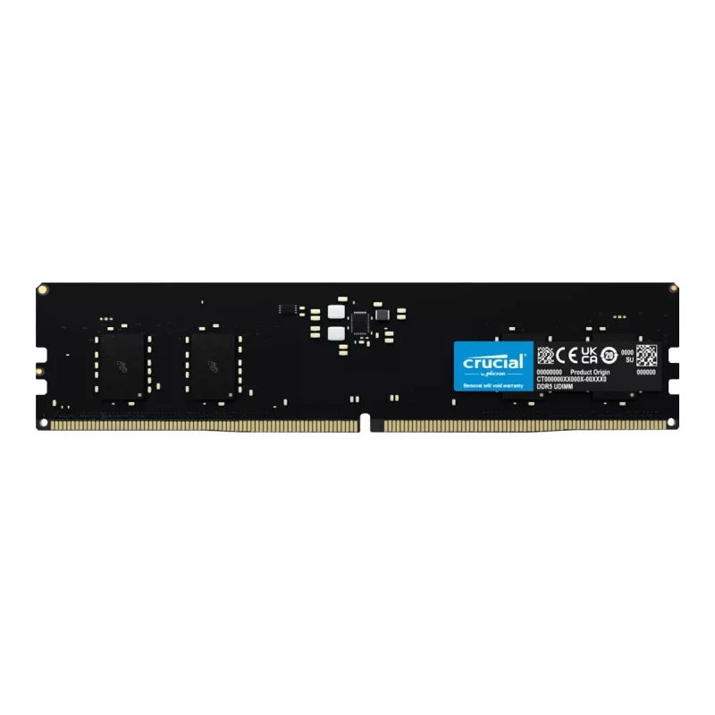 Crucial CT8G48C40U5 geheugenmodule 8 GB 1 x 8 GB DDR5 4800 MT/s