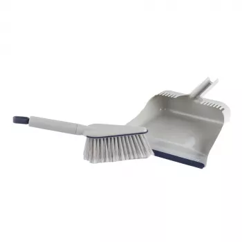 Veegset Beldray LA032760PEU7 Deep Clean Design, compacte handveegset met schuine borstelharen en bijpassende stofblik