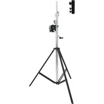 Statiefstandaard EUROLITE STT-400/85 met STV-3529 — hoogte 2,5 m, draagvermogen 30 kg