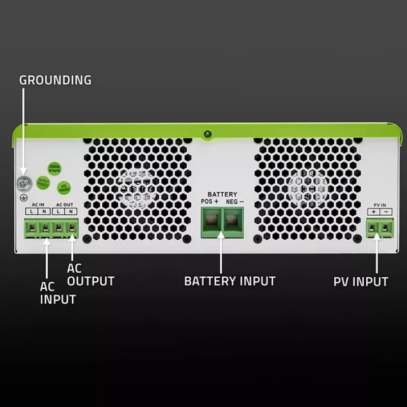 Off-grid solar omvormer QOLTEC 3500W model 53864 voor standalone fotovoltaïsche systemen