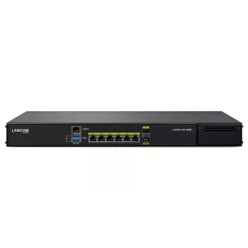 LANCOM centrale multi-gigabit gateway voor SD-WAN 100 VPN-peers incl. optioneel tot 1000 6xGE 2xSFP+ 2xUSB firewall/IDS (61079)