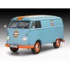 Kunststof model VW T1 Panel Van - Gulf decoratie 1/24