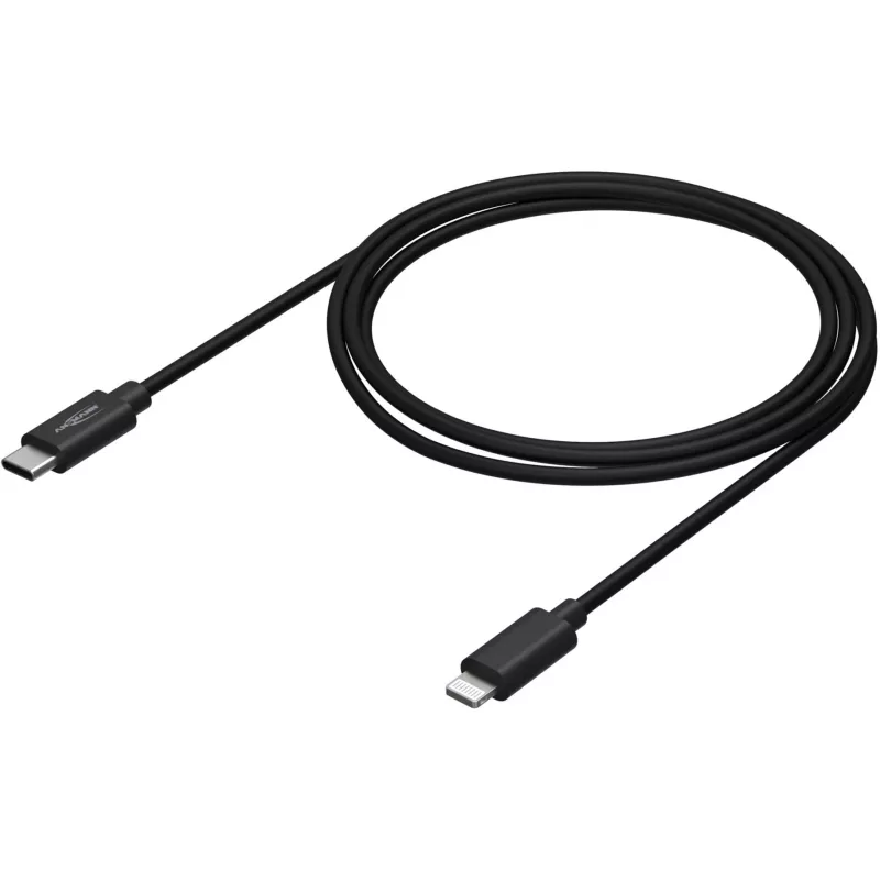 Telefoonkabel Ansmann 1700-0106 zwart USB C Lightning 0,12 m