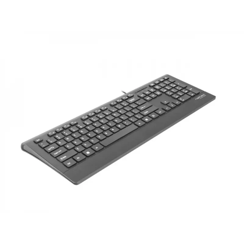 Natec Barracuda - toetsenbord - US - zwart - toetsenbord - US-Engels - zwart