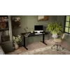 Bureau met elektrische hoogteverstelling MOON LONG 150x80x72-120 zwart
