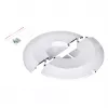 Elektrische keramische kachel NOVEEN PTC3000, 2000 W (1200 W min), LED-display, timer, afstandsbediening, oscillatie, wit