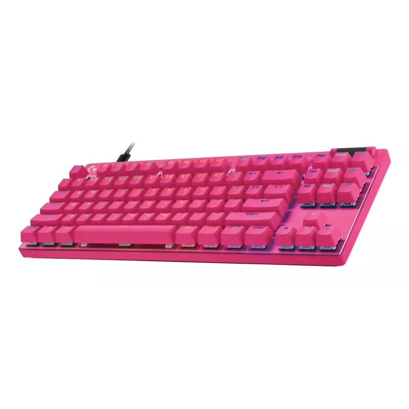 Gaming-toetsenbord Logitech G 920-013249 USB AZERTY French roze tenkeyless