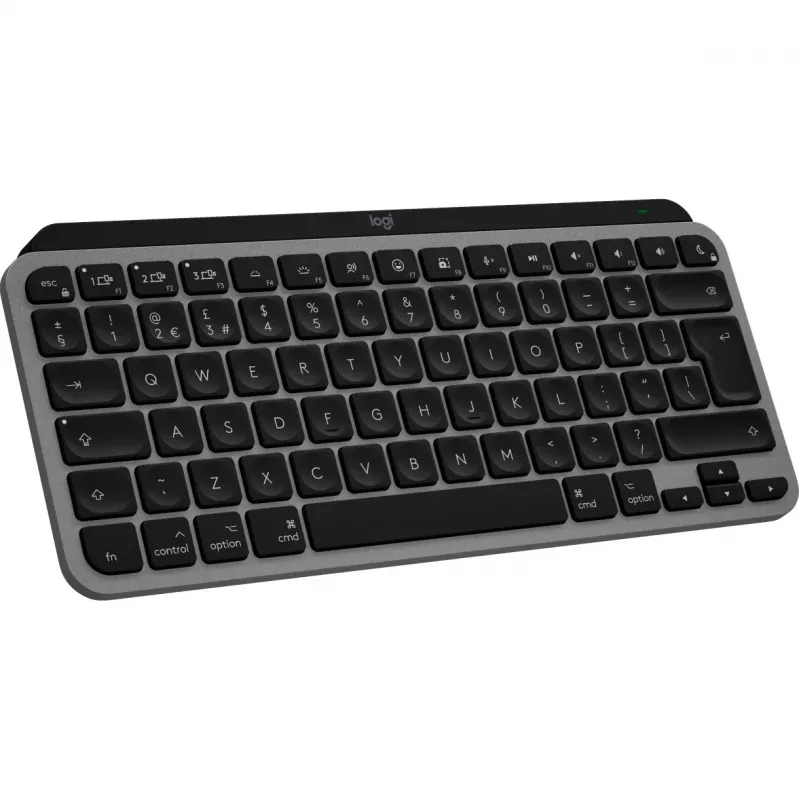 Logitech Master Series MX Keys Mini voor Mac – toetsenbord – compact – verlicht – draadloos – Bluetooth LE – AZERTY – Frans – Space-grijs (920-012646)