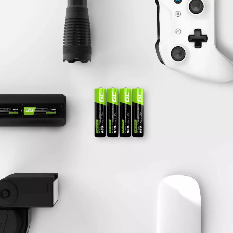 Oplaadbare batterij Green Cell GR03 AAA NiMH 1,2 V 950 mAh – 4-pack, blister