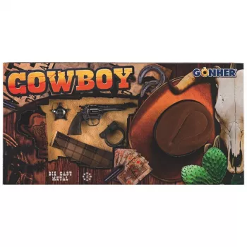 Speelgoed cowboy-set Pulio model 155880/0 met hoed — Gonher accessoire
