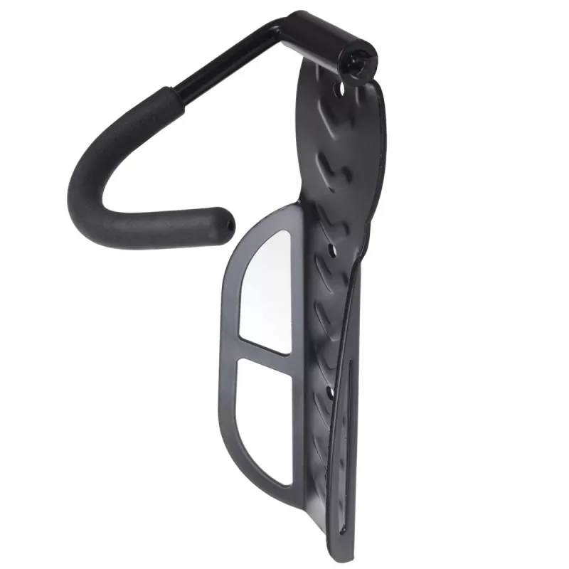 Wandgemonteerde fietsendrager MACLEAN MC-432, verticale fietshouder, verstelbare breedte, max. belasting 30 kg, zwart