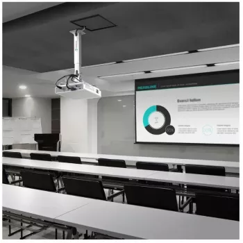 Projectorhouder ONKRON K5A-W in hoogte verstelbaar, wit
