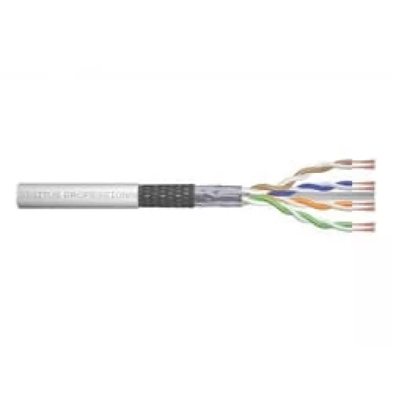 Netwerkkabel Digitus CAT 6 SF/UTP Twisted Pair patchkabel bulk 305 m grijs