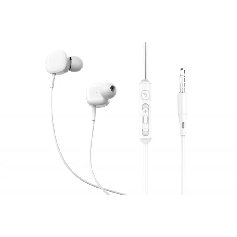 Bedrade in-ear-koptelefoon Tellur Basic Sigma wit