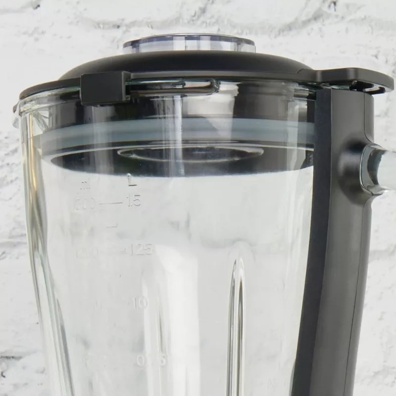 Glazen mixbeker Petra PT5531MBLKVDE zwart