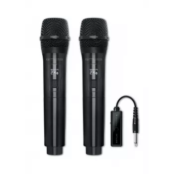 Muse | set van 2 draadloze microfoons | MC-50 WI | zwart